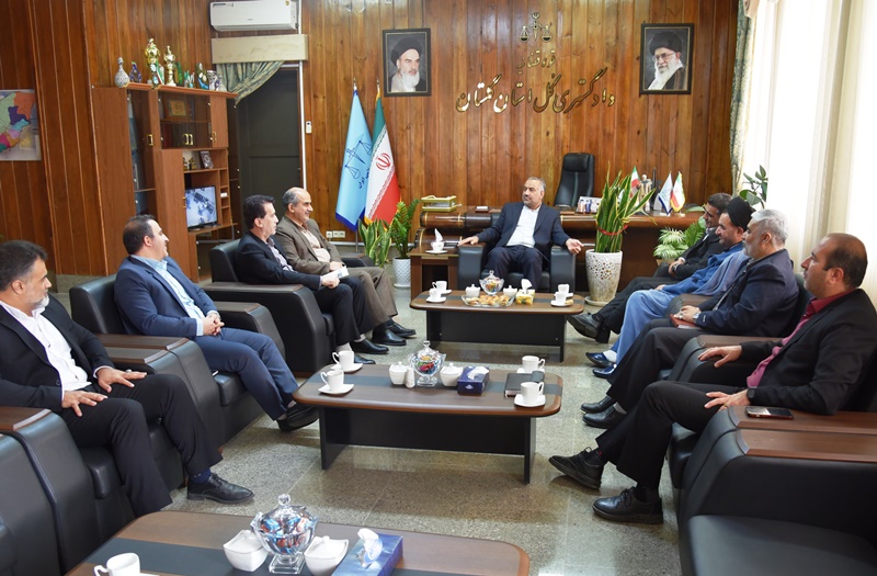 دیدار مدیرعامل شرکت گاز گلستان با رئیس‌کل دادگستری استان؛ تأکید بر عدالت‌محوری و همکاری‌های قانونی برای تسریع در خدمت‌رسانی به مردم