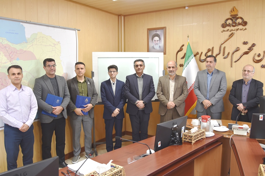 افتخار آفرینی کارکنان گاز گلستان در سطح ملی؛ انتخاب آقایان علیخانی وساوری نژاد به عنوان کارمند نمونه صنعت نفت